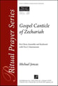 Gospel Canticle of Zechariah SATB choral sheet music cover